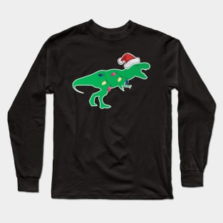 Tree Rex (T-Rex For Christmas) Long Sleeve T-Shirt